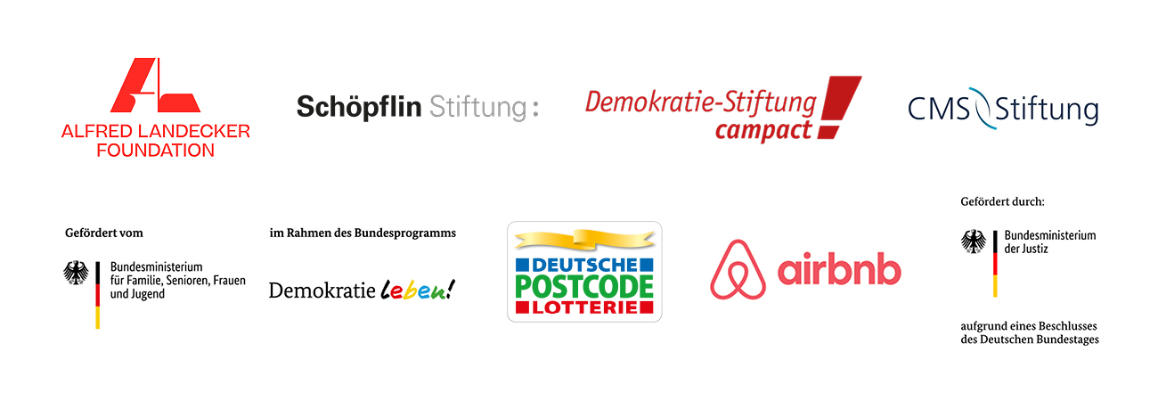 HateAid-Foerderpartner-2023 Logos der Förderpartner*innen 2023