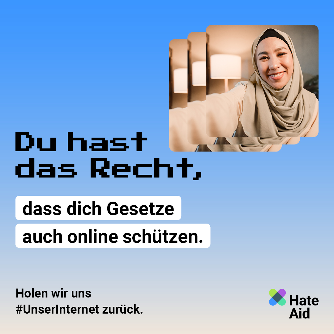 HateAid Menschenrechtskampagne #UnserInternet - Social Media Kit