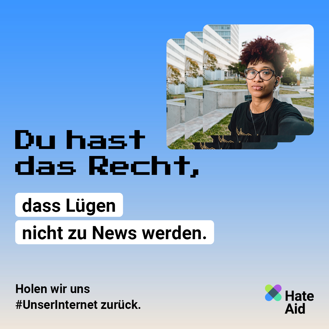HateAid Menschenrechtskampagne #UnserInternet - Social Media Kit