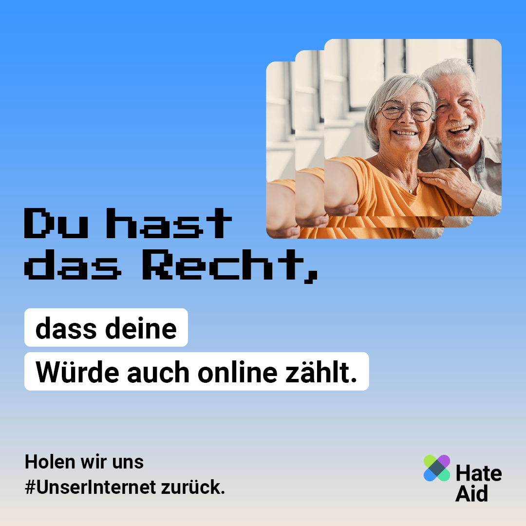 HateAid Menschenrechtskampagne #UnserInternet - Social Media Kit