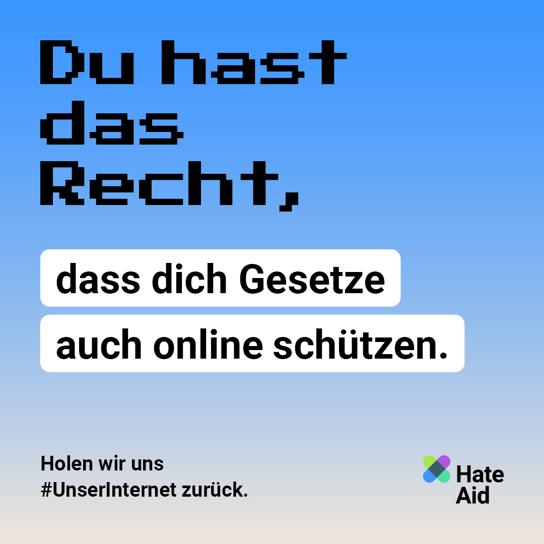 HateAid Menschenrechtskampagne #UnserInternet - Social Media Kit - ohne Foto