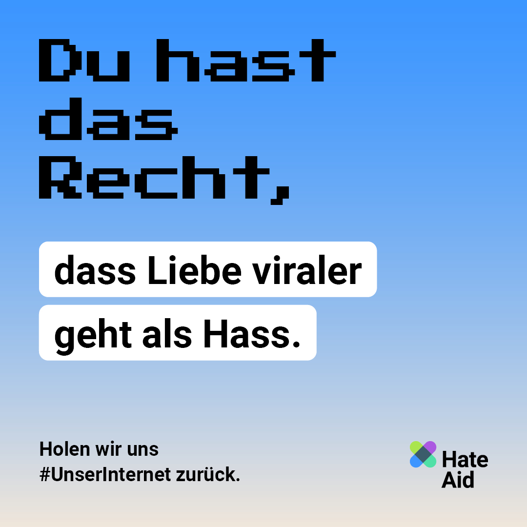 HateAid Menschenrechtskampagne #UnserInternet - Social Media Kit - ohne Foto