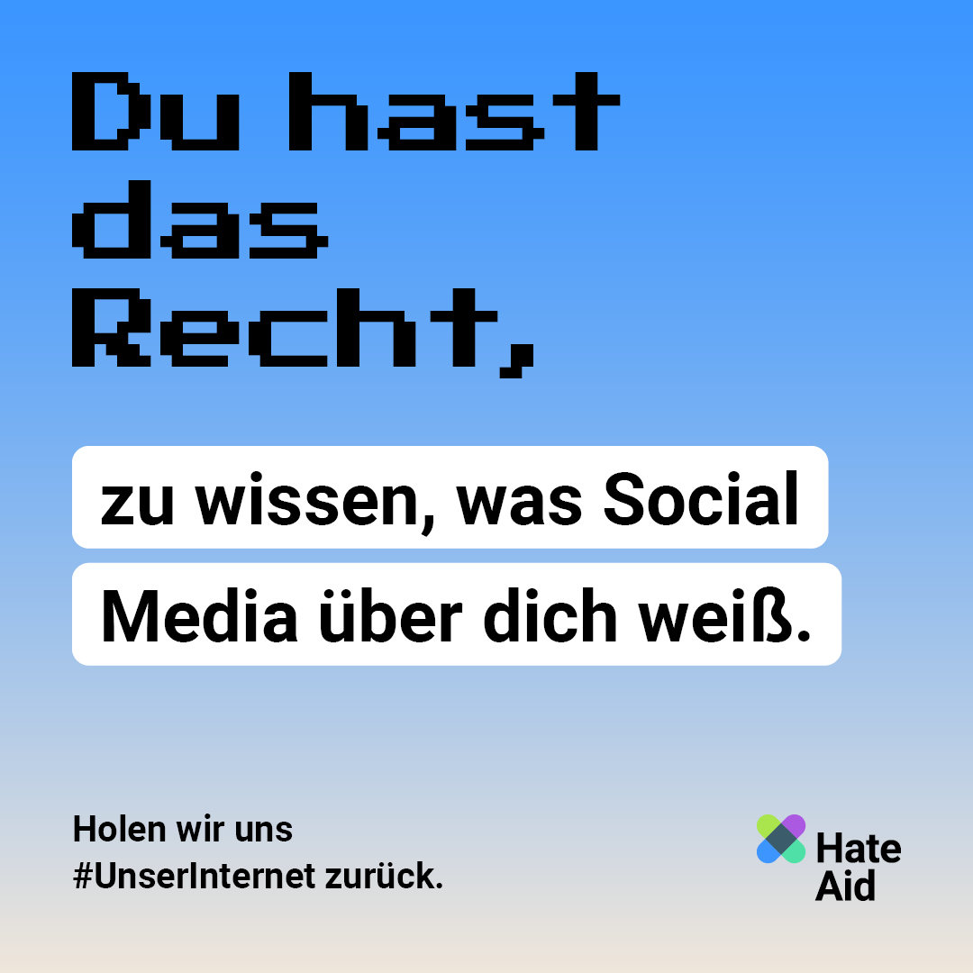 HateAid Menschenrechtskampagne #UnserInternet - Social Media Kit - ohne Foto