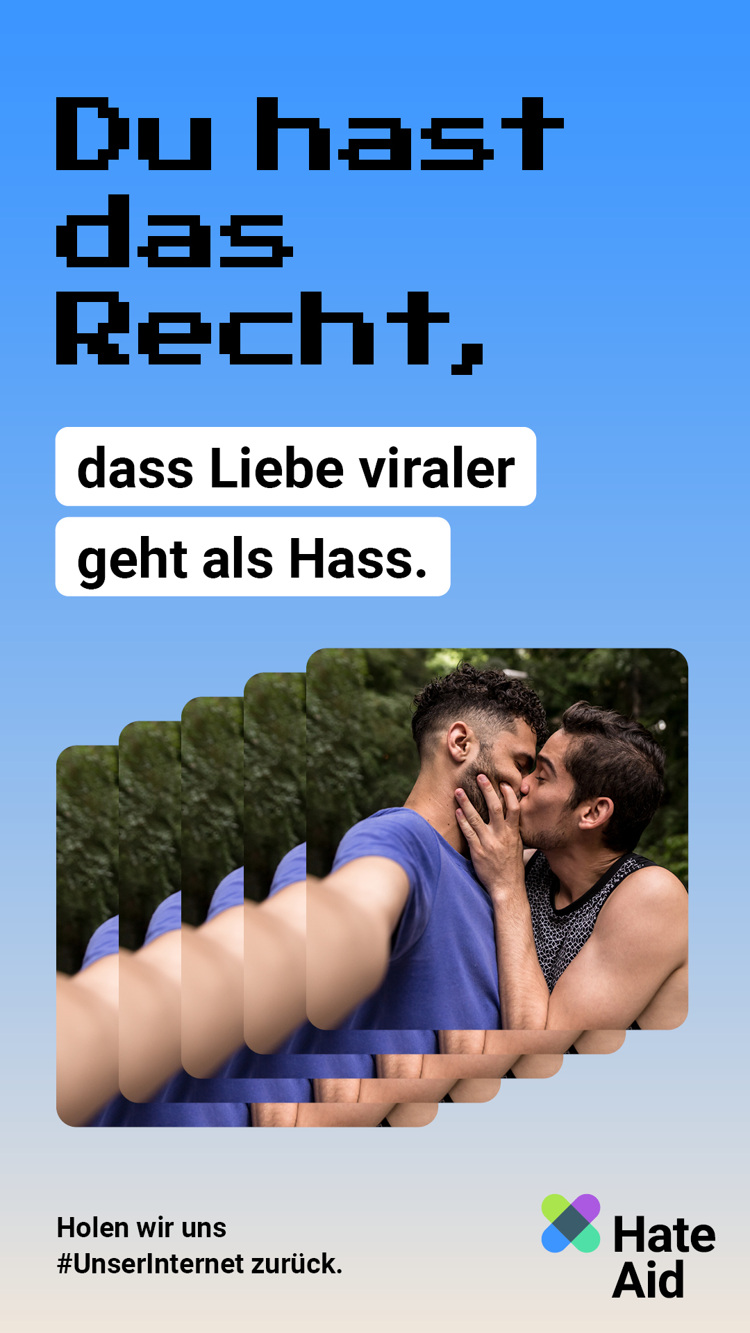 HateAid Menschenrechtskampagne #UnserInternet - Social Media Kit - 9zu16