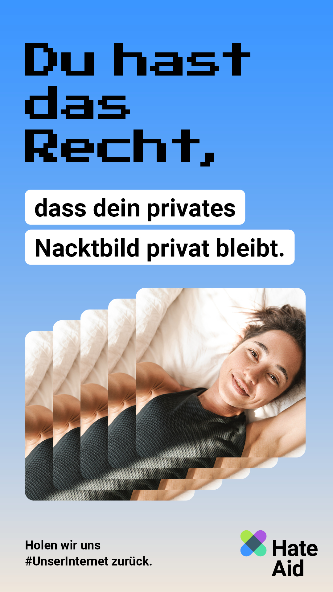HateAid Menschenrechtskampagne #UnserInternet - Social Media Kit - 9zu16