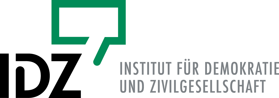 IDZ_Logo_Onlineversion_Schwarz_Grün Logo IDZ: Institut für Demokratie und Zivilgesellschaft